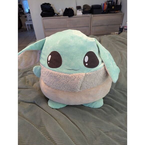 Squishmallows Star Wars Grogu The Mandalorian Baby Yoda Plush 20" Cuutopia - Picture 1 of 6